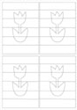 Tulipán sablon